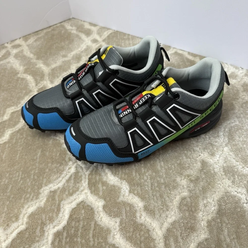 Men's Trail Running Shoes‎ Outdoor Trekking Climbing Non-Slip Hiking  Sz 8 NEW